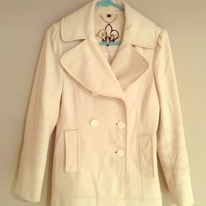 Guess Pea Coat - off white - size M